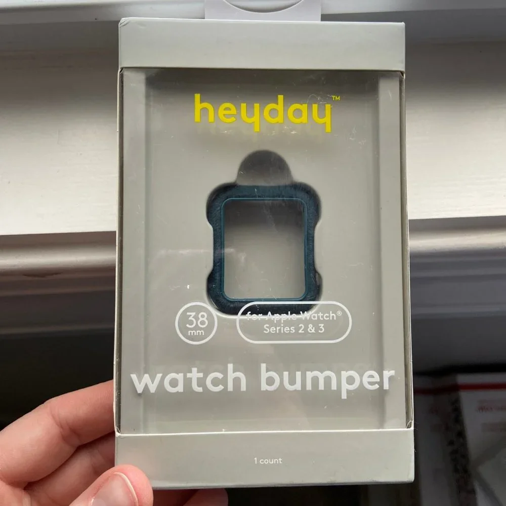 🆓 w/Any $20+ Purchase NIB Heyday 38mm Apple Watch Bumper Dark Teal Velvet